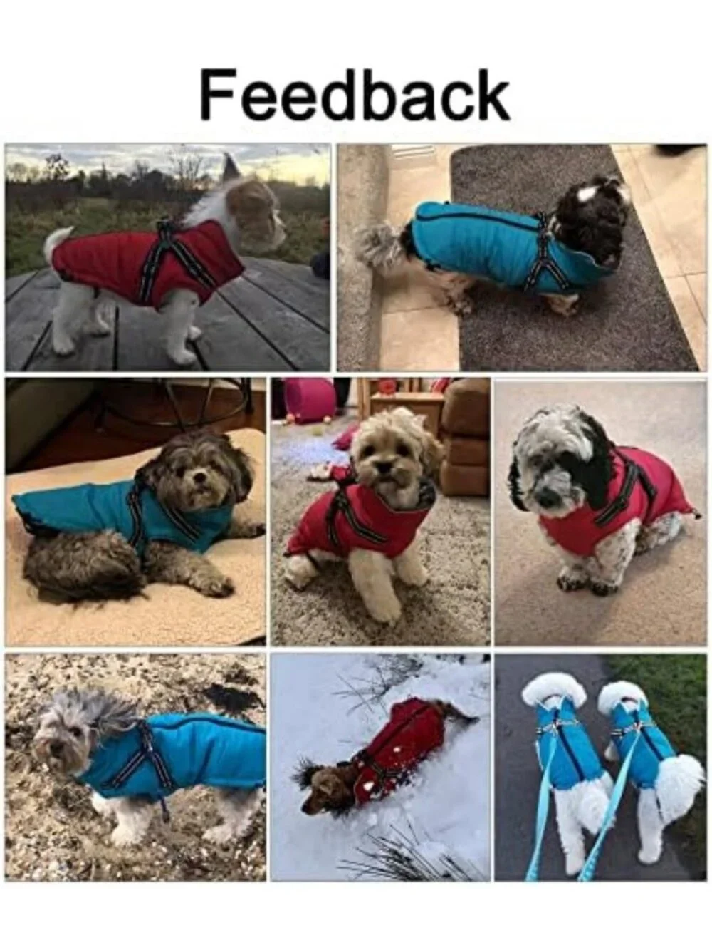 Cozy Waterproof Dog Jacket with Harness - Autumn Winter Coat for Small & Medium